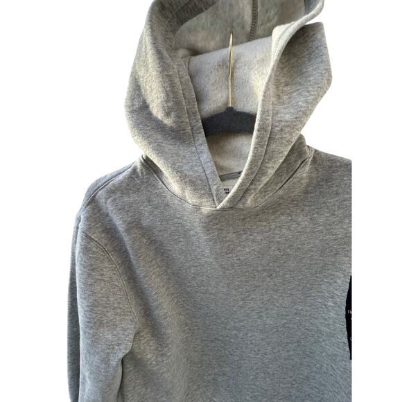 Trini Skies Kids Gray Pullover Hoodie Size 10-12 Cropped Casual - Picture 5 of 10